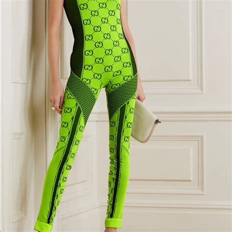 green velvet gucci jumpsuit|Gucci jumpsuit.